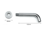 Wall-Mounted Sink Spout in Solid Brass – Modern Replacement Outlet in Multiple Length Options