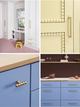 AuriKnob Solid Brass Ball Knob – Round Luxury Cabinet & Drawer Handles