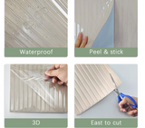 WoodEase Luxe – Wood-Look Peel & Stick Wall Tiles | Self-Adhesive & Waterproof