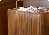 LaundrEase Aesthetic Laundry Basket – Breathable Mesh Hamper with Handles for Organized Homes