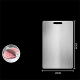 SteelSlice – Double-Sided 316 Stainless Steel Cutting Board with Titanium Coating