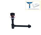 AquaStop Brass Odor-Sealing Sink Drain & Pop-Up Trap Set – Premium Bathroom & Vanity Drain Kit
