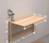 FlexiFold 424 Ultra-Slim Foldable Wall Desk – Modern, Space-Saving Solution for Study & Work