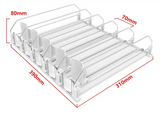 CoolSlide Automatic Beverage Organizer – Adjustable Can Storage for Fridge & Kitchen