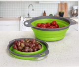 FlexiDrain – Collapsible Silicone Washing & Draining Basket