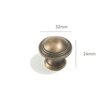 VintageBrass European Brass Handles – Elegant Bronze Cabinet & Drawer Pulls