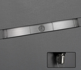 LuxoDrain Tile-In Linear Shower Drain – 600mm Brushed Gold & Grey SUS304 Stainless Steel