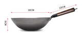 ForgePro – Hand-Forged Pure Iron Wok with Wooden Handle