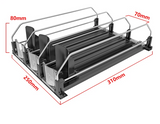 CoolSlide Automatic Beverage Organizer – Adjustable Can Storage for Fridge & Kitchen