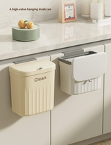FlexiBin Kitchen Wall Trash Can – 8.5L / 12L with Lid – Hygienic Bin for Cabinets, Under-Sink & Compost