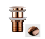 LuxePop Pop-Up Drain Stopper – Elegant Bathroom Sink Solution in Black, Gold & Rose Gold