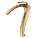 Luxury Chrome Brass Bathroom Sink Faucet with Single Handle and Anti-Leak Ceramic Valve