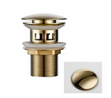LuxePop Pop-Up Drain Stopper – Elegant Bathroom Sink Solution in Black, Gold & Rose Gold