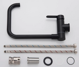 Foldable 360° Swivel Kitchen Faucet with Dual Spray Modes and Hot and Cold Mixer