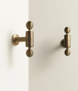 BrassElegance Solid Brass Antique T-Bar Cabinet Handle – Vintage American Furniture Pull