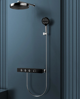 Concealed Thermostatic Shower System in Brass – Luxury Rainfall Bathroom Set with Premium Finish