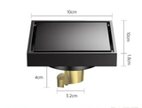 AquaShield Square Stainless Steel Floor Drain – Odor-Free Shower Drain for Modern Bathrooms