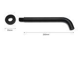 Wall-Mounted Sink Spout in Solid Brass – Modern Replacement Outlet in Multiple Length Options