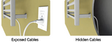 LuxeHeat WiFi Electric Towel Warmer – Brushed Gold Heated Towel Rack with Temperature Control