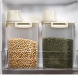 FreshSeal Airtight Grain Storage Container – Rice Dispenser Box with Lid | Moisture & Insect Proof | Clear Food Storage 1.75–3L