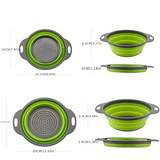 FlexiDrain – Collapsible Silicone Washing & Draining Basket