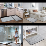 UltraSoft Memory Foam Bath Mat Rug – Non-Slip Absorbent Bathroom Carpet | Quick Dry | Machine Washable Comfort