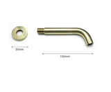 Wall-Mounted Sink Spout in Solid Brass – Modern Replacement Outlet in Multiple Length Options