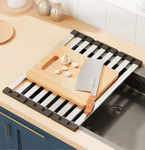 FlexiRack Adjustable Stainless Steel Over-the-Sink Dish Drying Rack