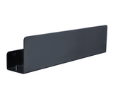 Matte Black Aluminum Wall Shelf Organizer with Hooks – Bathroom Storage Rack | Space Saving | Rustproof Design