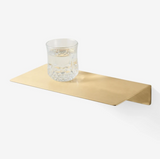 Nurlin Luxury Brass Wall Shelf – Organizer & Storage Rack for Kitchen, Bathroom & Living Space