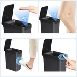 SmartBin Touchless Trash Can 12L – Automatic Sensor Waste Bin for Bathroom, Kitchen & Office