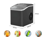 ArcticFlow Portable Ice Maker Machine – Automatic Ice Cube Generator | Fast 6-Minute Cooling | Compact Countertop Appliance