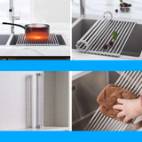 FoldRack – Foldable Stainless Steel Dish Drying Rack for Compact & Modern Kitchens