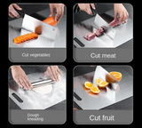 SteelSlice – Double-Sided 316 Stainless Steel Cutting Board with Titanium Coating