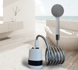 NomadiShower GoMini Portable Camping Shower – Rechargeable Handheld Outdoor Shower Pump with Waterproof Battery for Travel, Pets & Adventures
