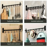CookEase Kitchen Wall Rack – Multifunctional Organizer for Lids, Spatulas & Kitchen Utensils