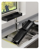 SlideDry Adjustable Pull-Out Dish & Utensil Organizer – Kitchen Drawer & Cabinet Storage Solution