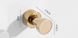ChromeGrip Self-Adhesive Wall Hooks – Heavy-Duty Brass Hooks for Bathroom, Kitchen, Entryway & Bedroom