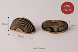 BrassElegance Luxury Antique Brass Handles – Kitchen, Cabinet & Drawer Pulls