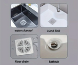AquaStick DrainGuard Disposable Hair Catcher Filters – Self-Adhesive Shower & Sink Drain Protectors for Clog-Free Plumbing