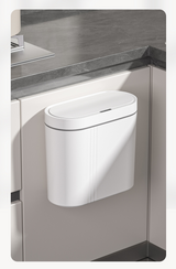 SmartWave 9L Automatic Sensor Trash Can – Wall-Mounted & Waterproof for Bathroom and Kitchen