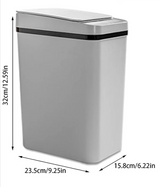 SmartBin Touchless Trash Can 12L – Automatic Sensor Waste Bin for Bathroom, Kitchen & Office