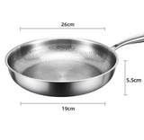 TitanPro – Pure Titanium Frying Pan with Hammered Fish-Scale Pattern