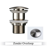 LuxDrain Pop-Up Drain Stopper – Stylish Bathroom Sink Stopper in Black & Gold