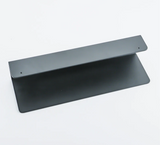 Matte Black Aluminum Wall Shelf Organizer with Hooks – Bathroom Storage Rack | Space Saving | Rustproof Design