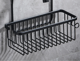AluGrip AeroMount No-Drill Shower Caddy – Rustproof Aluminum Wall Shelf, Removable Bathroom Organizer Basket
