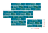 RetroBrick – 6-Piece Self-Adhesive Retro Brick Wall Sticker Set (30x15 cm / 11.8"x5.9")