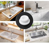 OverflowStop SealGuard Universal Sink & Tub Overflow Cover – Smart Water Level Riser & Splash Protection Plug for Bathroom, Kitchen & Bathtub