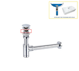 AquaStop Brass Odor-Sealing Sink Drain & Pop-Up Trap Set – Premium Bathroom & Vanity Drain Kit