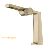 AurumFlow Luxe Rosé Gold Single-Handle Bathroom Faucet – Designer Warm & Cold Mixer